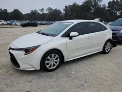 Salvage cars for sale from Copart Ocala, FL: 2021 Toyota Corolla LE