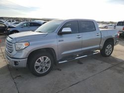 Salvage cars for sale at Grand Prairie, TX auction: 2014 Toyota Tundra Crewmax Platinum