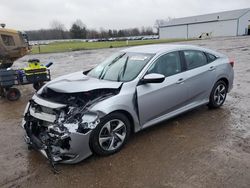 Salvage cars for sale at Columbia Station, OH auction: 2019 Honda Civic LX