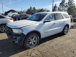 Dodge Durango salvage cars for sale: 2015 Dodge Durango Citadel