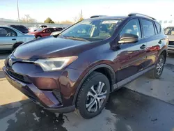 Salvage cars for sale at Littleton, CO auction: 2017 Toyota Rav4 LE