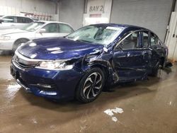 Salvage cars for sale at Elgin, IL auction: 2017 Honda Accord EXL