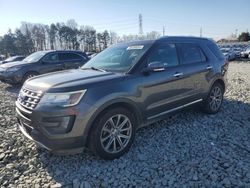 Salvage cars for sale at Mebane, NC auction: 2016 Ford Explorer Limited