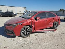 Salvage cars for sale at Haslet, TX auction: 2021 Toyota Corolla SE