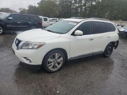 Salvage cars for sale at auction: 2015 Nissan Pathfinder S