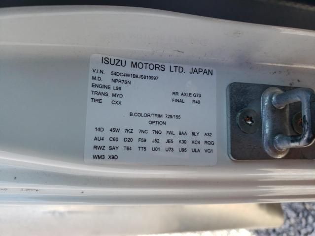 2018 Isuzu NPR HD