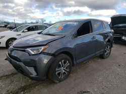 Salvage cars for sale at West Warren, MA auction: 2018 Toyota Rav4 LE