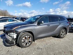 Salvage cars for sale at West Warren, MA auction: 2021 Toyota Highlander XLE