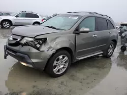 Salvage cars for sale at Antelope, CA auction: 2007 Acura MDX Technology