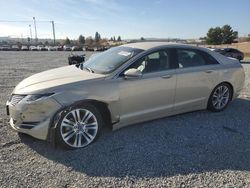 Salvage cars for sale at Mentone, CA auction: 2014 Lincoln MKZ Hybrid