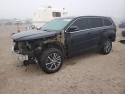 Toyota salvage cars for sale: 2018 Toyota Highlander SE