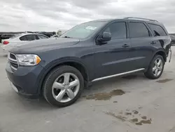 Salvage cars for sale at Grand Prairie, TX auction: 2013 Dodge Durango SXT