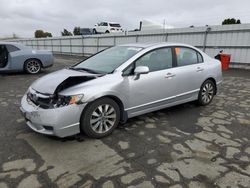 Salvage cars for sale at Martinez, CA auction: 2011 Honda Civic EXL