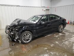 Salvage cars for sale at auction: 2018 Infiniti Q50 Luxe