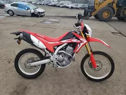 Salvage motorcycles for sale at Woodburn, OR auction: 2018 Honda CRF250 L