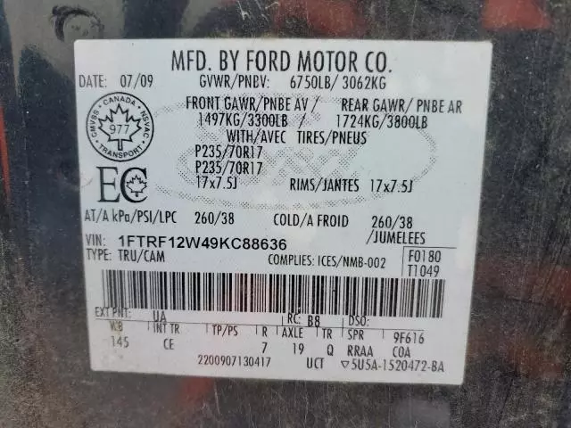 2009 Ford F150