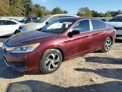 2016 Honda Accord LX en venta en Theodore, AL