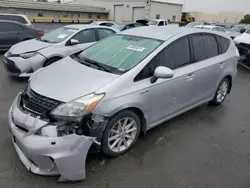 Salvage cars for sale at Martinez, CA auction: 2012 Toyota Prius V