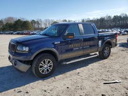 Salvage cars for sale from Copart Charles City, VA: 2007 Ford F150 Supercrew