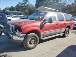 Ford Excursion salvage cars for sale: 2001 Ford Excursion XLT