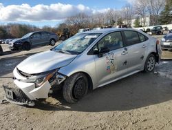 Salvage cars for sale at North Billerica, MA auction: 2020 Toyota Corolla LE