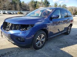 Salvage cars for sale at Mendon, MA auction: 2020 Nissan Pathfinder S