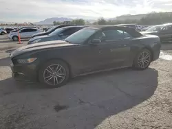 Salvage cars for sale at Las Vegas, NV auction: 2016 Ford Mustang