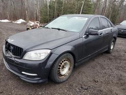 Salvage cars for sale at Cookstown, ON auction: 2011 Mercedes-Benz C 250 4matic