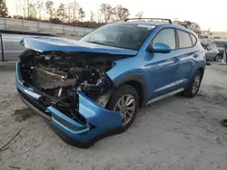 Salvage cars for sale at Spartanburg, SC auction: 2017 Hyundai Tucson Limited