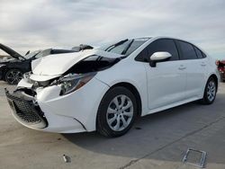 Salvage cars for sale at Grand Prairie, TX auction: 2021 Toyota Corolla LE