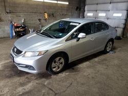 Salvage cars for sale from Copart Angola, NY: 2013 Honda Civic LX