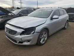 Salvage cars for sale at Elgin, IL auction: 2015 Volvo V60 Premier