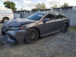 Salvage cars for sale from Copart Opa Locka, FL: 2021 Toyota Camry SE