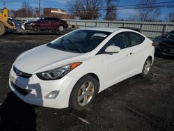 Salvage cars for sale at New Britain, CT auction: 2012 Hyundai Elantra GLS