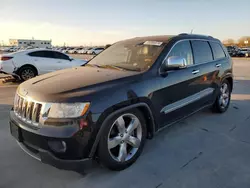 Jeep salvage cars for sale: 2012 Jeep Grand Cherokee Overland