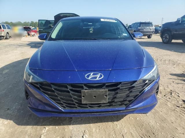 2021 Hyundai Elantra Blue