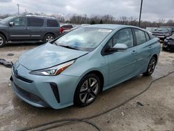 Salvage cars for sale at Louisville, KY auction: 2019 Toyota Prius