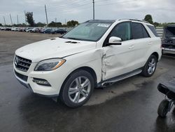 Salvage cars for sale at Miami, FL auction: 2014 Mercedes-Benz ML 350 Bluetec