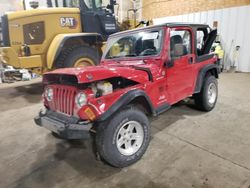 Jeep Wrangler salvage cars for sale: 2005 Jeep Wrangler / TJ Sport