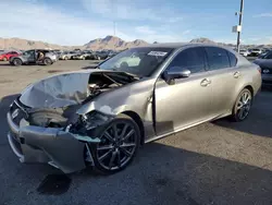 Salvage cars for sale at North Las Vegas, NV auction: 2015 Lexus GS 350