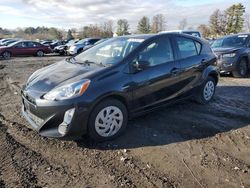 Salvage cars for sale at Finksburg, MD auction: 2016 Toyota Prius C