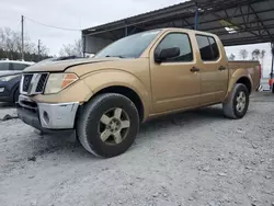 Salvage cars for sale at Cartersville, GA auction: 2005 Nissan Frontier Crew Cab LE