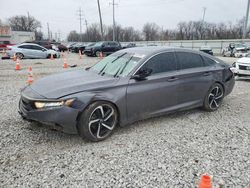 Salvage cars for sale at Columbus, OH auction: 2019 Honda Accord Sport