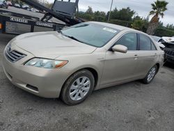 Toyota Camry Hybrid salvage cars for sale: 2007 Toyota Camry Hybrid