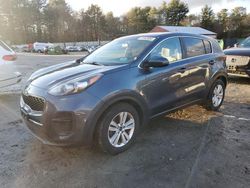 Salvage cars for sale from Copart Mendon, MA: 2018 KIA Sportage LX