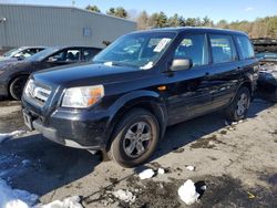 Salvage cars for sale from Copart Exeter, RI: 2007 Honda Pilot LX