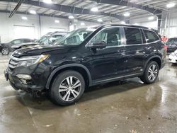 Honda Pilot Vehiculos salvage en venta: 2016 Honda Pilot EXL