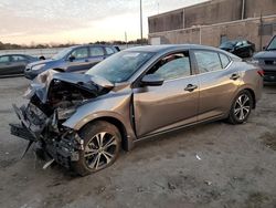 Salvage cars for sale at Fredericksburg, VA auction: 2020 Nissan Sentra SV