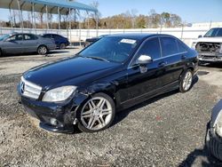 Mercedes-Benz salvage cars for sale: 2009 Mercedes-Benz C 350