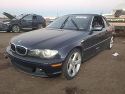 Salvage cars for sale at Brighton, CO auction: 2005 BMW 325 CI